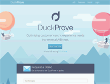 Tablet Screenshot of duckprove.com